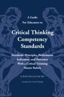 A guide for educators to critical thinking competency standards