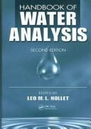 Handbook of water analysis