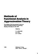 Methods of functional analysis in approximation theory