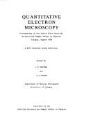 Quantitative electron microscopy
