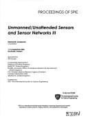 Unmanned/unattended sensors and sensor networks III