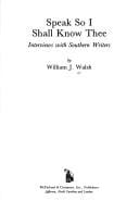 Speak, so I shall know thee