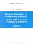 Catholic principles for interpreting scripture