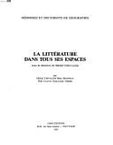 La littérature dans tous ses espaces