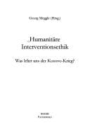 Humanitäre Interventionsethik