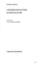 Udenrigspolitisk journalistik