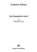 La Cassaria in versi