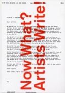 Now what? Artists write!