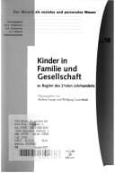 Kinder in Familie und Gesellschaft zu Beginn des 21sten Jahrhunderts