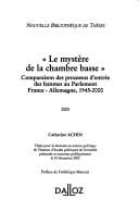 Le mystère de la chambre basse