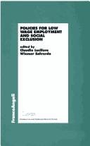 Policies for low wage employment and social exclusion