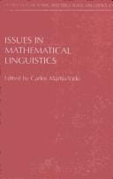 Issues in mathematical linguistics