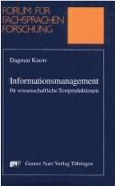 Informationsmanagement für wissenschaftliche Textproduktionen