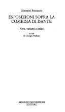 Esposizioni sopra la Comedia di Dante