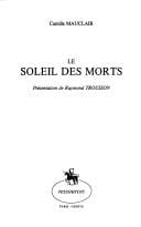 Le soleil des morts