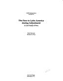 The poor in Latin America during adjustment