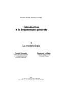 Introduction à la linguistique générale