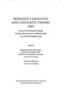 Romance languages and linguistic theory 2002