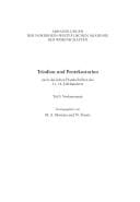 Abhandlungen der Nordrhein-Westf alischen Akademie der Wissenschaften, no. 110: Triodion und Pentekostarion nach slavischen Handschriften des 11. - 14. Jahrhunderts. Teil I: Vorfastenzeit