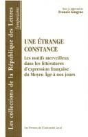 Une étrange constance