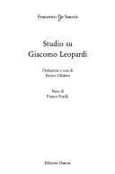 Studio su Giacomo Leopardi
