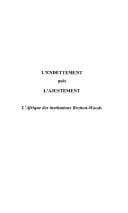 L'endettement puis l'ajustement