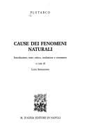 Cause dei fenomeni naturali
