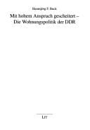 Mit hohem Anspruch gescheitert