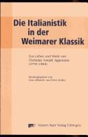 Die Italianistik in der Weimarer Klassik