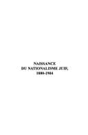 Naissance du nationalisme juif, 1880-1904