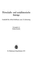 Wirtschafts- und sozialhistorische Beiträge