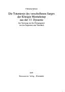 Die Totentexte des verschollenen Sarges der Königin Mentuhotep aus der 13. Dynastie