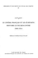 Le cinéma français et les écrivains