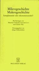 Mikrogeschichte, Makrogeschichte