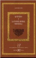 Quevedo y la poesía moral española