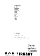 Linear systems analysis