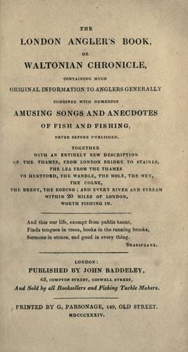 The London Angler's Book