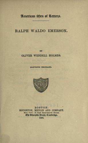 Ralph Waldo Emerson