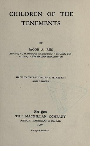 Children of the tenements