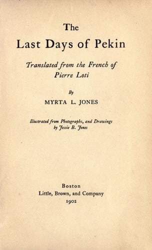 The last days of Pekin