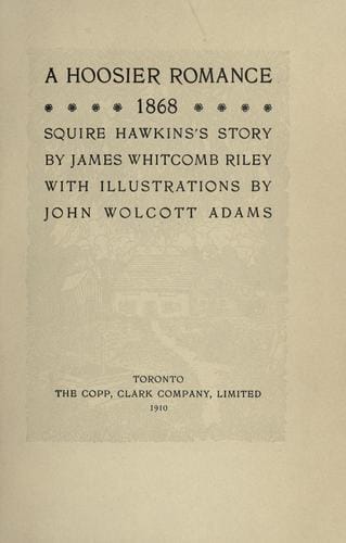 A Hoosier romance, 1868