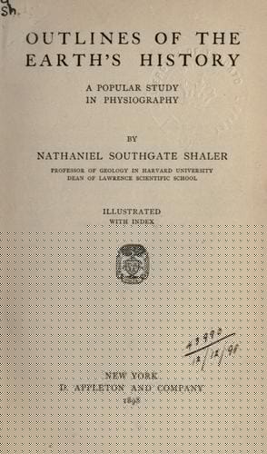 Outlines of the earth's history