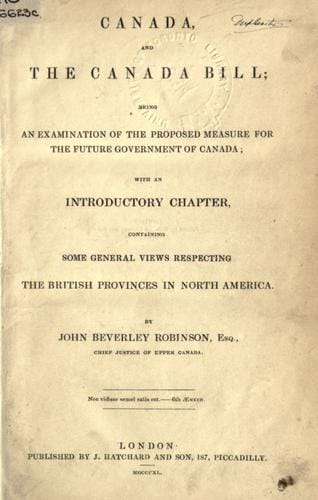 Canada and the Canada Bill