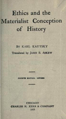 Ethics and the materialist conception of history