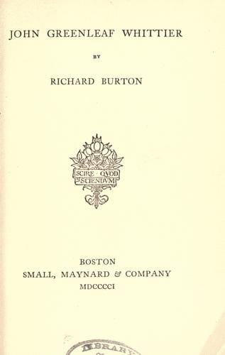 John Greenleaf Whittier