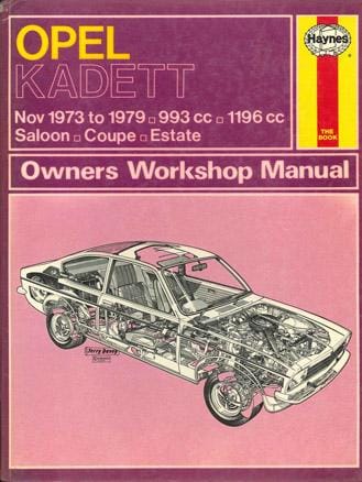 Opel Kadett Owner's Workshop Manual