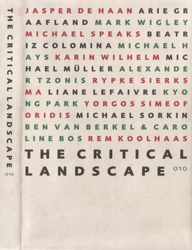 The critical landscape