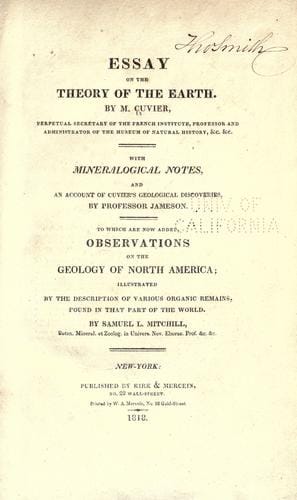 Discours sur les révolutions de la surface du globe