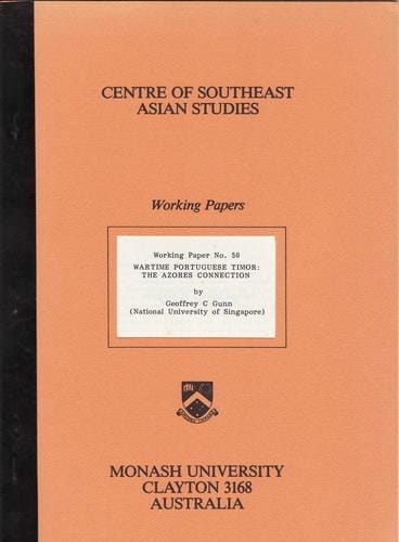 Wartime Portuguese Timor