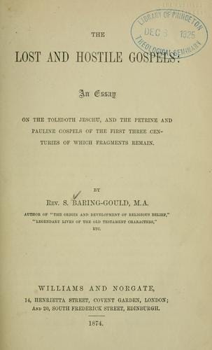 The lost and hostile gospels